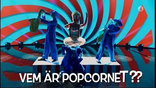 Vem är popcornet   masked Singer Sverige 2023 [upl. by Atirat184]