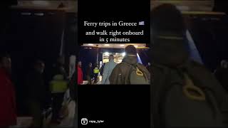 Ferries in Greece versus Red Sea 🇬🇷 greekferries redsea shorts [upl. by Peednas]