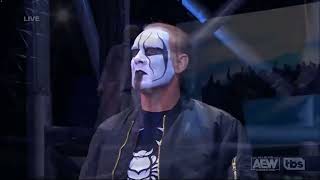 Sting amp Darby Allin Entrance AEW Dynamite Homecoming Jan102024 [upl. by Llewop]