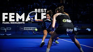 Insane Female Padel Match Highlights [upl. by Sivlek]