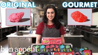 Pastry Chef Attempts to Make Gourmet Pop Rocks  Gourmet Makes  Bon Appétit [upl. by Enelam]