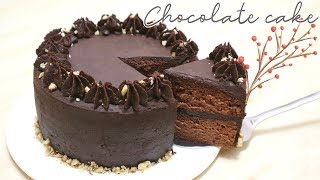 【特濃】榛子朱古力生日蛋糕 Nutella Chocolate Cake Recipe ＊Happy Amy [upl. by Dow370]