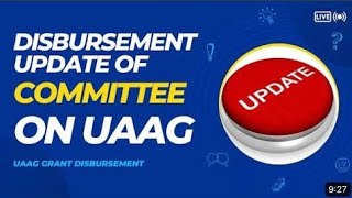 UAAG LATEST DISBURSEMENT UPDATE  SEE DETAILS  PLEASE SHARE WIDELY [upl. by Janetta]