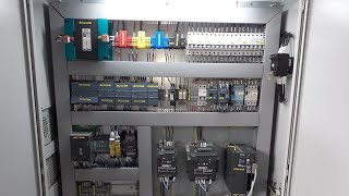 Electrical panel forsiemens PLC S7 1200 37 Inputs and 34 Output Wiring Simatic s71200 [upl. by Richart]