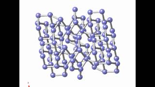 Crystal structure of alphaplutonium [upl. by Nosiaj]