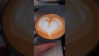 Basic heart artcoffee art perfect lattebest coffee video ✅ BARISTA HRIDOY KSA ✅ coffeeart coffee [upl. by Ramej]