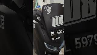 Yamaha Nmax Black Edition Japan Cutting Sticker [upl. by Adnamar]