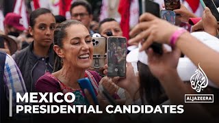 Mexico election campaign Presidential candidates launch their bids [upl. by Oner]