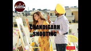 Making of Qismat movie  Qismat movie shooting chandigarh  Qismat sargun mehta live scene [upl. by Downes350]