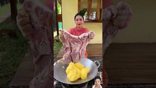 Pork crispy with butter cook recipe shortvideo shortsvideo recipe food cooking [upl. by Kataway]