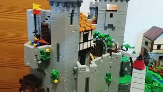 LegoBlueBrixx medieval town Diorama [upl. by Jammin]