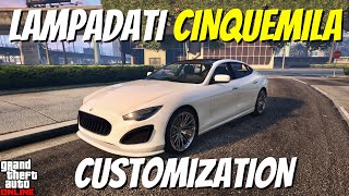 Lampadati Cinquemila Customization  GTA Online [upl. by Lerat]