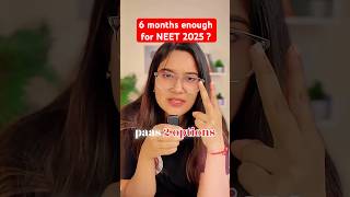 Can I crack NEET in 6 months  neet neet2025 neetpreparation [upl. by Adnovay]