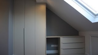 Fitted Wardrobe  Built In  Sloping Loft Bedroom  Signature Collection [upl. by Meehar]