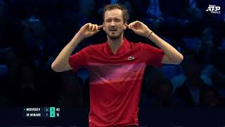 2024 Nitto ATP Finals Medvedev vs de Minaur Afternoon Session Highlights [upl. by Engeddi864]