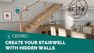 Cedreo Tutorial How to Make a Stairwell [upl. by Sternick474]