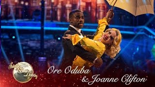 Ore Oduba amp Joanne American Smooth to ­Singin’ In The Rain  Strictly Come Dancing 2016 Final [upl. by Crain46]