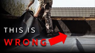 Why Your Flat Roof Is Leaking Avoid These Costly Mistakes [upl. by Eitteb734]