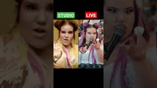 NETTA  TOY STUDIO vs LIVE PERFORMANCE netta toy autotune [upl. by Aihcsrop489]