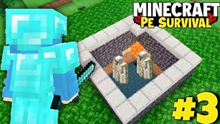 I Made Fastest IRON FARM In Minecraft Pe Survival Series🔥 [upl. by Sinnard]