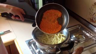 Full HD  Primo piatto veloce fusilli al pesto [upl. by Hamian]