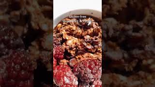 Healthy SUGARFREE brownie 😋 Baked oats [upl. by Karl]