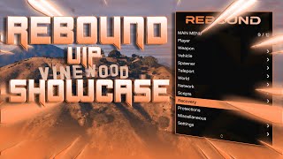 UPDATED REBOUND VIP MOD MENU SHOWCASE  GTA ONLINE [upl. by Rolyks]