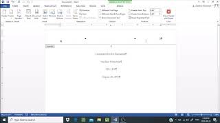 Creating a Literature Review in Word [upl. by Evadnee]