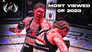 Invicta’s MOST VIEWED of 2023  Top 5 Fights [upl. by Htiekal]