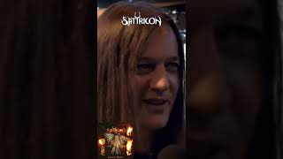 SATYRICON VOCALIST SPEAKS ON NEMESIS DIVINAS LEGACY satyricon satyr blackmetal metal shorts [upl. by Bertha]