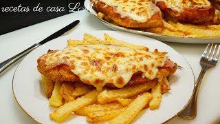 MILANESA DE POLLO A LA NAPOLITANA [upl. by Atnahsal]