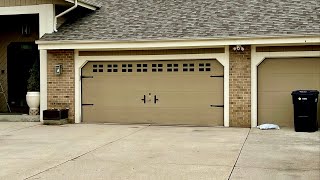 Garage door Makeover  Magnetic Carriage Door  Bog Life [upl. by Farrand]