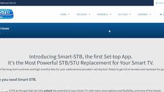 How to setup STB Emulator in Smart TV use the app Smart STB [upl. by Sile]