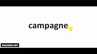 How to pronounce in French  campagne [upl. by Mccully]