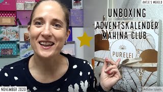 Unboxing Purelei Adventskalender  Mahina Club  Silber  November 2020  Antjes Wereld [upl. by Eeclehc93]