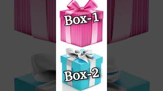 Choose your gift box gift choosebox chooseonebox chooseyourgift choose giftbox giftboxs gift [upl. by Schnur]