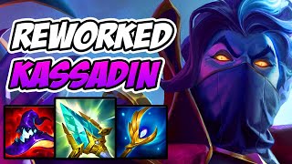 NEW BUFFED KASSADIN E IS SO BROKEN  KASSADIN MID GAMEPLAY  S12 [upl. by Ainesy]