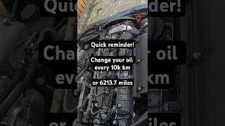 A quick reminder to change your oil in time diesel turbodiesel commonrail repair mechanic [upl. by Dnomad995]