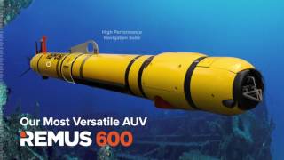 REMUS 600 Autonomous Underwater Vehicle [upl. by Anikehs]