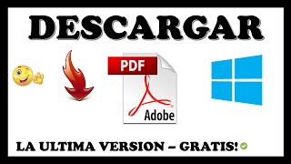 Como DESCARGAR e INSTALAR Adobe Acrobat Reader DC 2024 GRATIS para Windows 10 ✅ [upl. by Pepe]