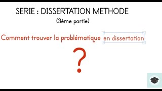 Comment faire une problématique de dissertation✍ [upl. by Fabri]