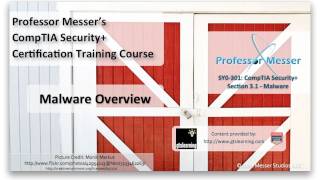 Malware Overview  CompTIA Security SY0301 31 [upl. by Cherianne707]