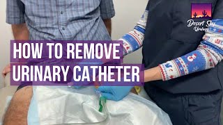 Urinary Catheter Removal  How to Remove Urinary Catheter  Desert Sky Urology by Dr Lauren Byrne [upl. by Tnecillim]