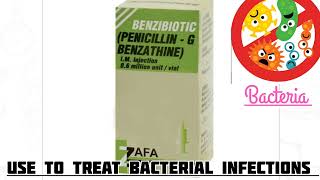 Benzibiotic IM injection  Penicillin G benzathine overviewdosage antibioticsbacterialinfections [upl. by Ohaus391]