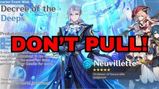 WHY YOU SHOULDN’T PULL FOR NEUVILLETTE AND ZHONGLI IN 52  Genshin Impact [upl. by Autrey964]