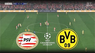 PSV vs BORUSSIA DORTMUND  UEFA CHAMPIONS LEAGUE 2024 [upl. by Atilem82]