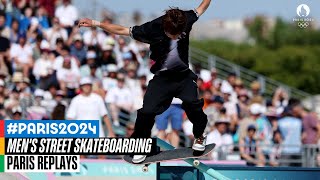 Mens Street Skateboarding Final 🛹  Paris Replays [upl. by Fraser]