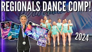 2024 Regionals Dance Competition with Hallie amp Livvy  Hallie Steps In To Fill Last Minute Routine [upl. by Nwahsyt]