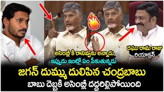 Chandrababu Satires On YS Jagan  AP Assembly Live  Deputy Speaker Raghu Rama Raju  Yuvagalam [upl. by Ruffina]