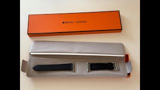 Apple Watch Hermès  Attelage Single Tour Unboxing [upl. by Fitzhugh556]